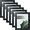 WallsThatSpeak Black Picture Frame with Easel and Glass, 6ct.